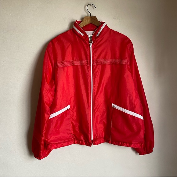 red aquasheen windbreaker jacket - Picture 1 of 5